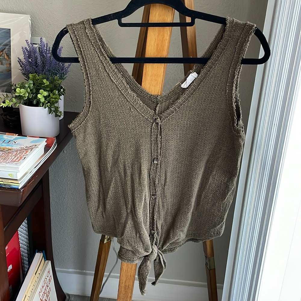 Rustic Green Tank Top